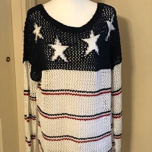 Hollister Patriotic Lightweight Sweater